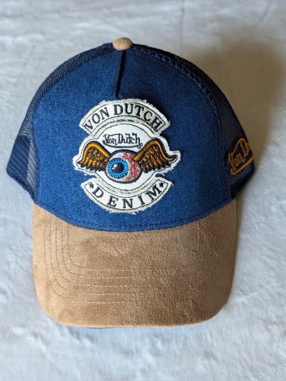 Von Dutch Highway Denim Trucker Hat
